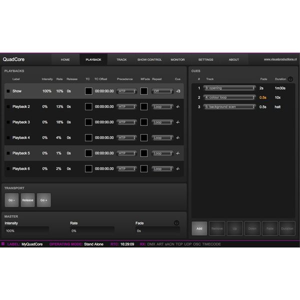 Visual Productions QuadCore