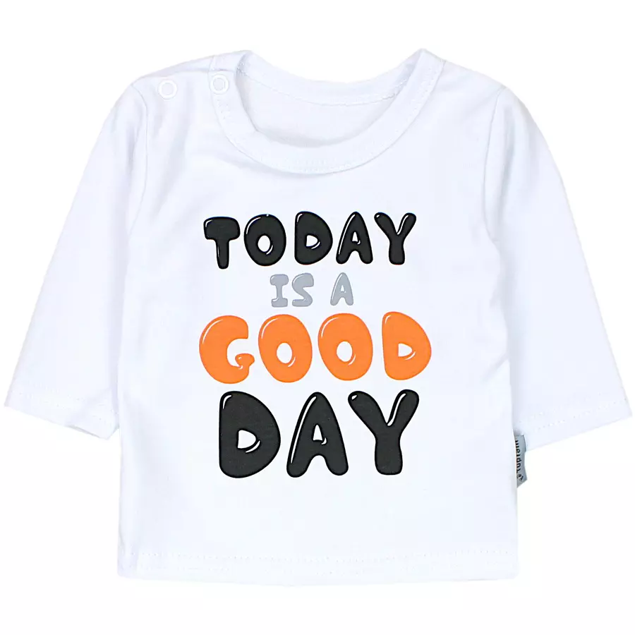 TupTam Baby Jungen Langarmshirt 5er Set grünweiß