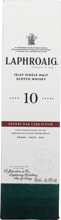 LAPHROAIG 10 YEARS SHERRY FINISH 70CL