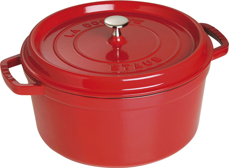 Staub La Cocotte 28 cm rød Rød