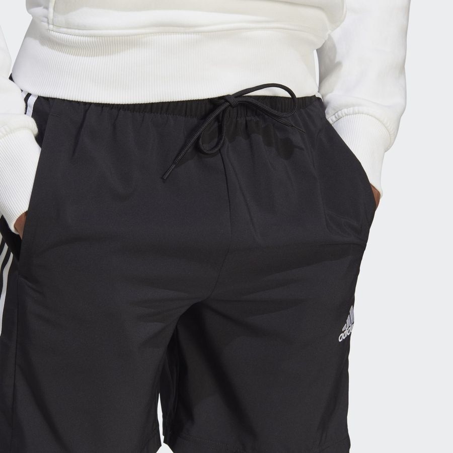 adidas Short Aeroready Essentials 3-Stripes - Noir/Blanc