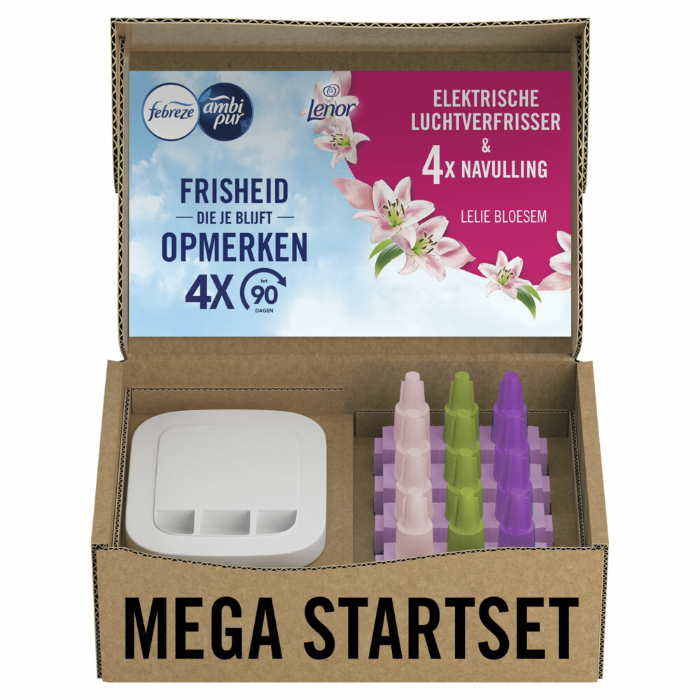Ambi Pur Elektrische Luchtverfrisser Lelie Bloesem1 set