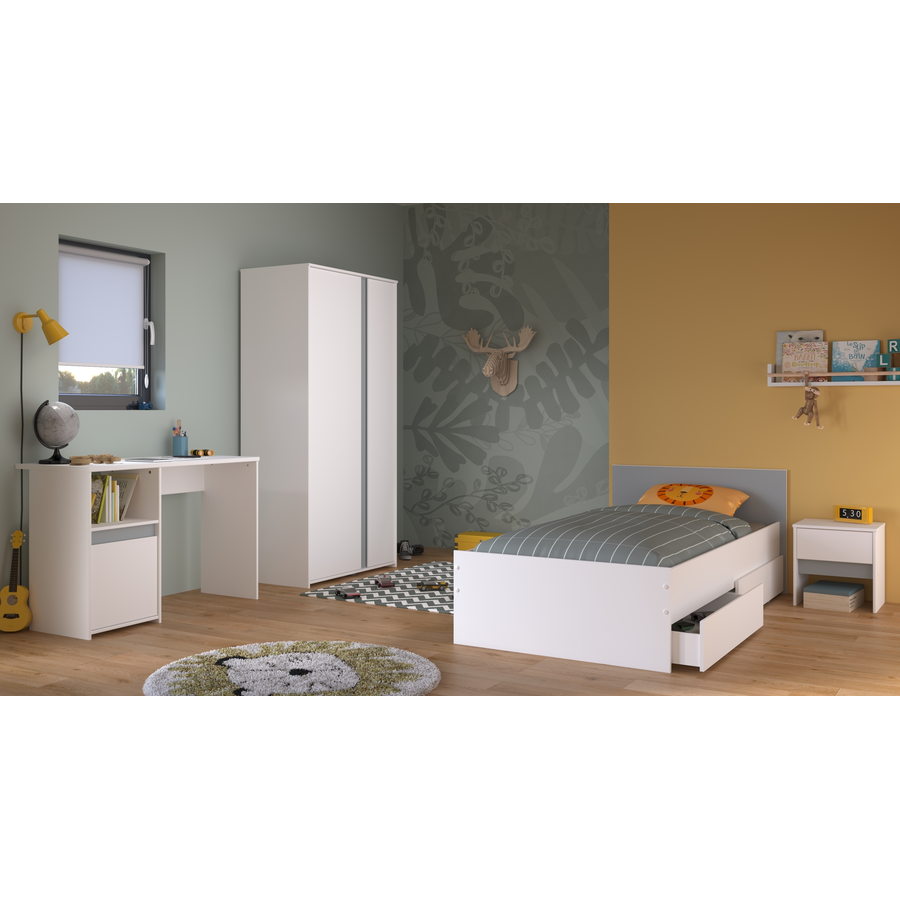 Parisot Kinderzimmer Set 5tlg Pirouette 23  Weiß Weiß
