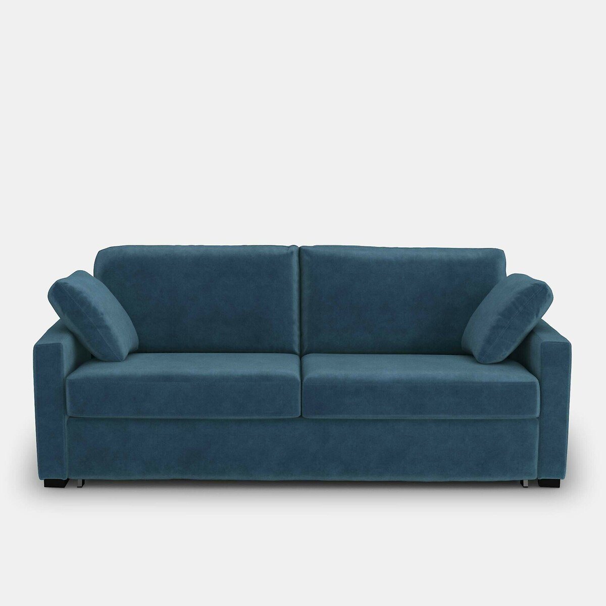 LA REDOUTE INTERIEURS<br>Sofá-cama em veludo, espuma HR premium, Timor