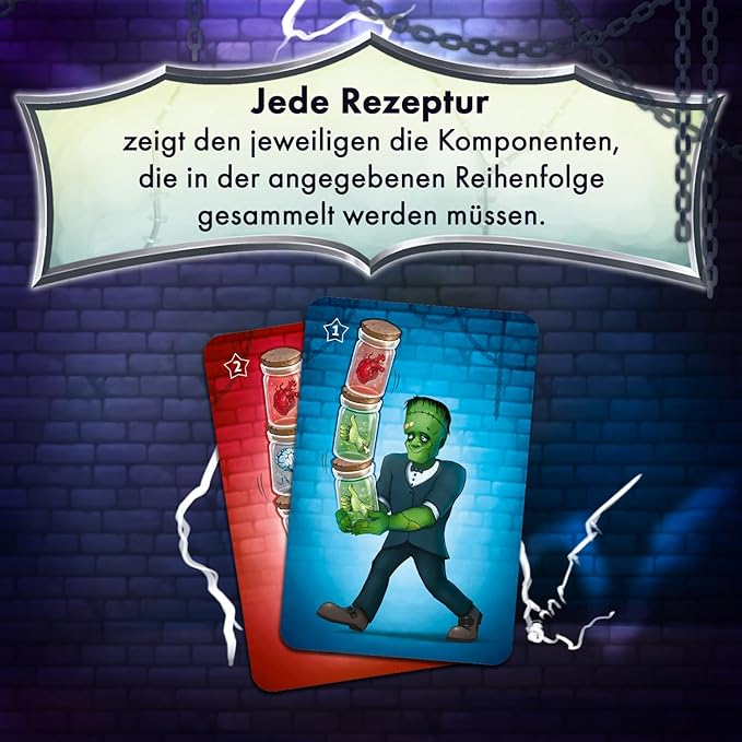 Dr. Frankenstein Brettspiel Gesellschaftsspiel für Familien / Kinder (02545)