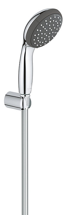 Ensemble de douche support + douchette chromé Vitalio Start 100 2 jets Grohe