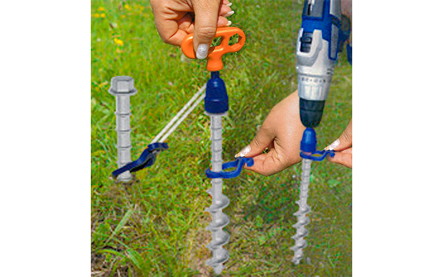Peggy Peg Schraubhering Long Aluminium (LA) 31 cm 2er Set (PP13)