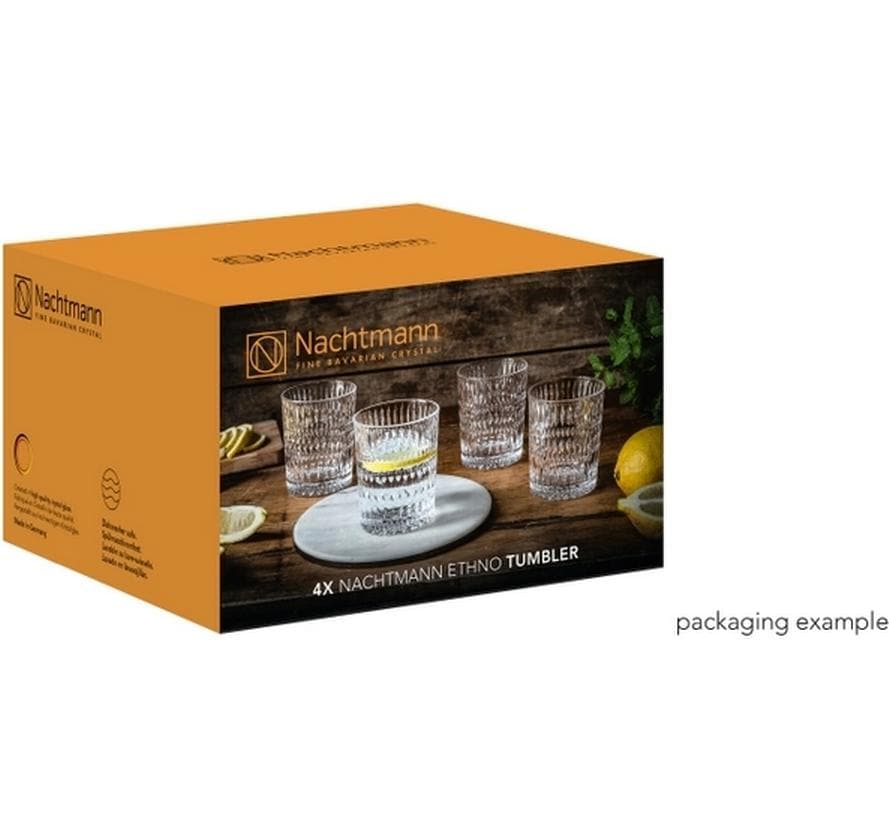 Whiskybecher Ethno, 4 StückWhiskybecher aus Kristallglas
