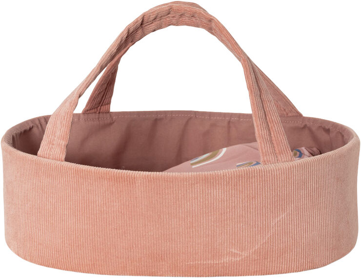 Mamamemo DUKKELIFT 35CM, Fløjl Rosa
