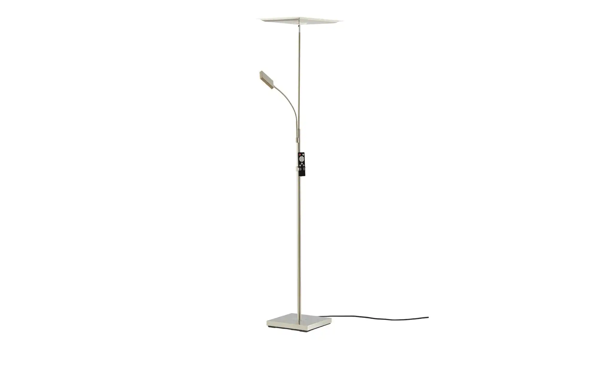 LED-Deckenfluter, 2-flammig mit Fernbedienung `eckig´