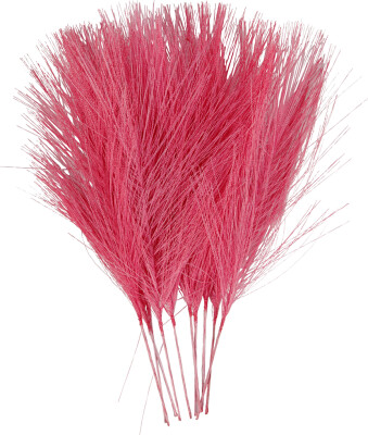 Kunstige Fjer - L 15 CM - B 8 CM - Pink - 10 Stk