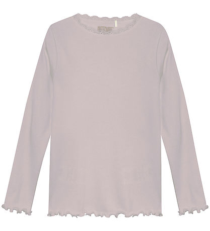 Huttelihut Bluse - Rib - Cloud Grau