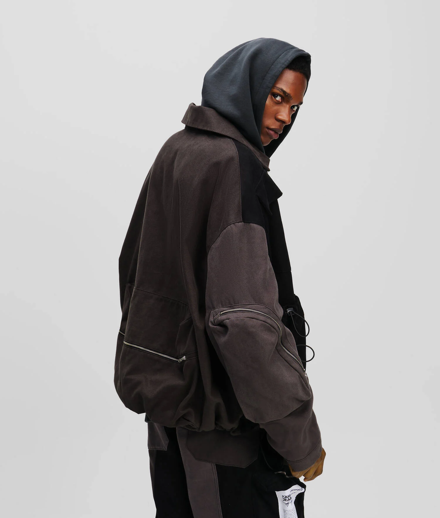 VESTE STYLE UTILITAIRE KLJ X ATELIER RESERVÉ - Noir