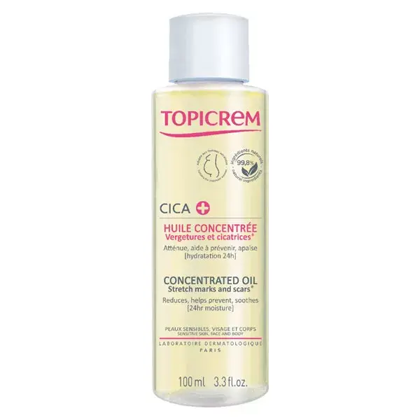 Óleo Concentrado Topicrem Cica para Estrias e Cicatrizes 100ml