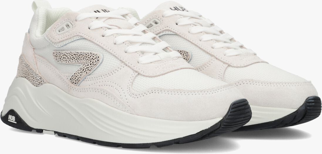HUB witte hub lage sneakers glide-z