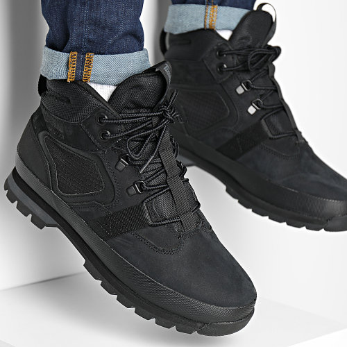 Boots Euro Hiker Waterproof Mid A2JXY Black Nubuck