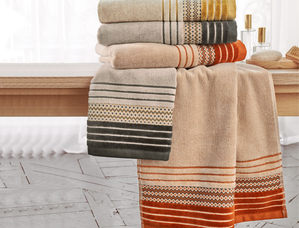 Serviette de bain-Couleurs Boréales