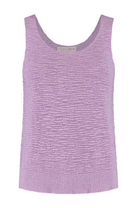 Studio Amaya paarse dames top