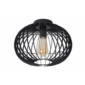 Lucide Reda Plafonnière zwart H24cm