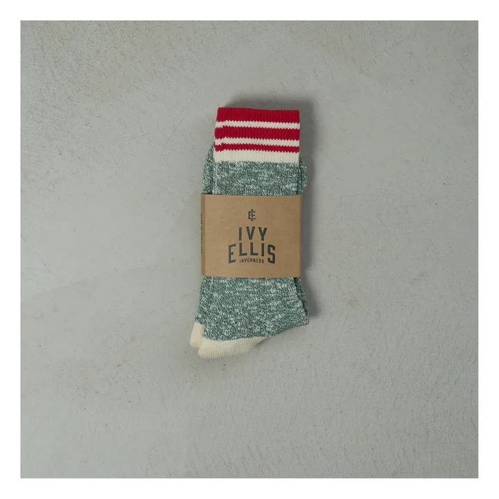 Ivy Ellis Chaussettes Hautes Dornorch | Bleu chiné