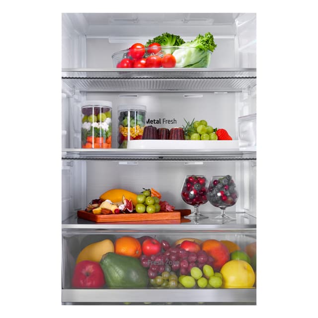 LG InstaView MoodUP Kyl/Frys GBG719MDNN (sort/farveskiftende LED)