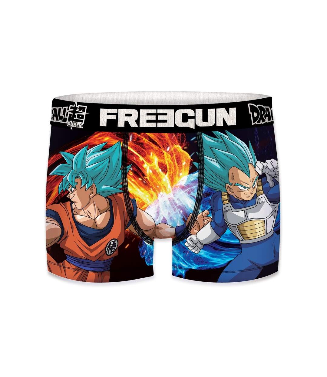 Boxer Homme Vegeta, Sangoku, Beerus, Calecon Homme, DRAGON BALL SUPER, Léger et Doux (Lot de 4)