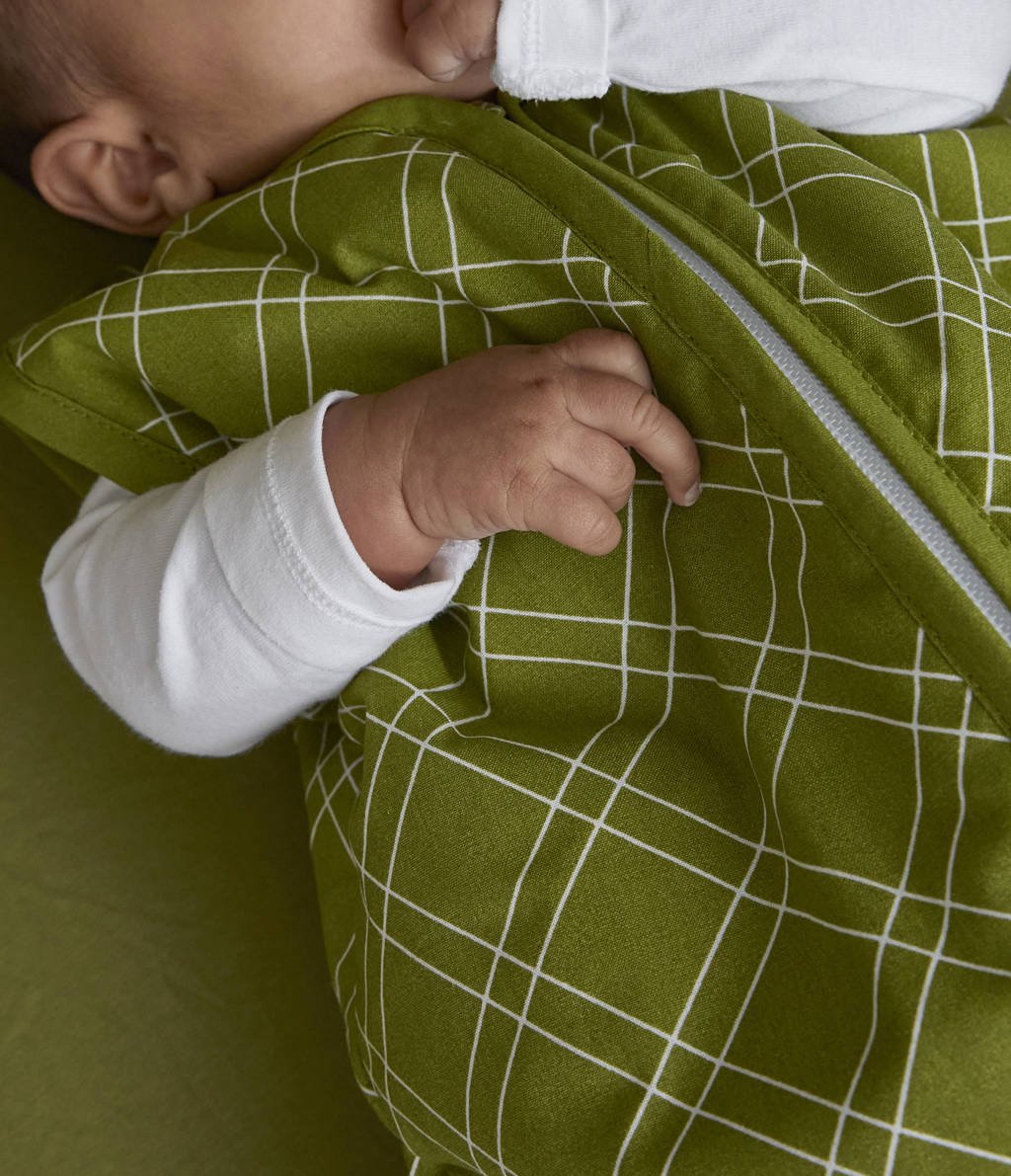 Slaapzak op de groeibaby slaapzak Double diamond avocado
