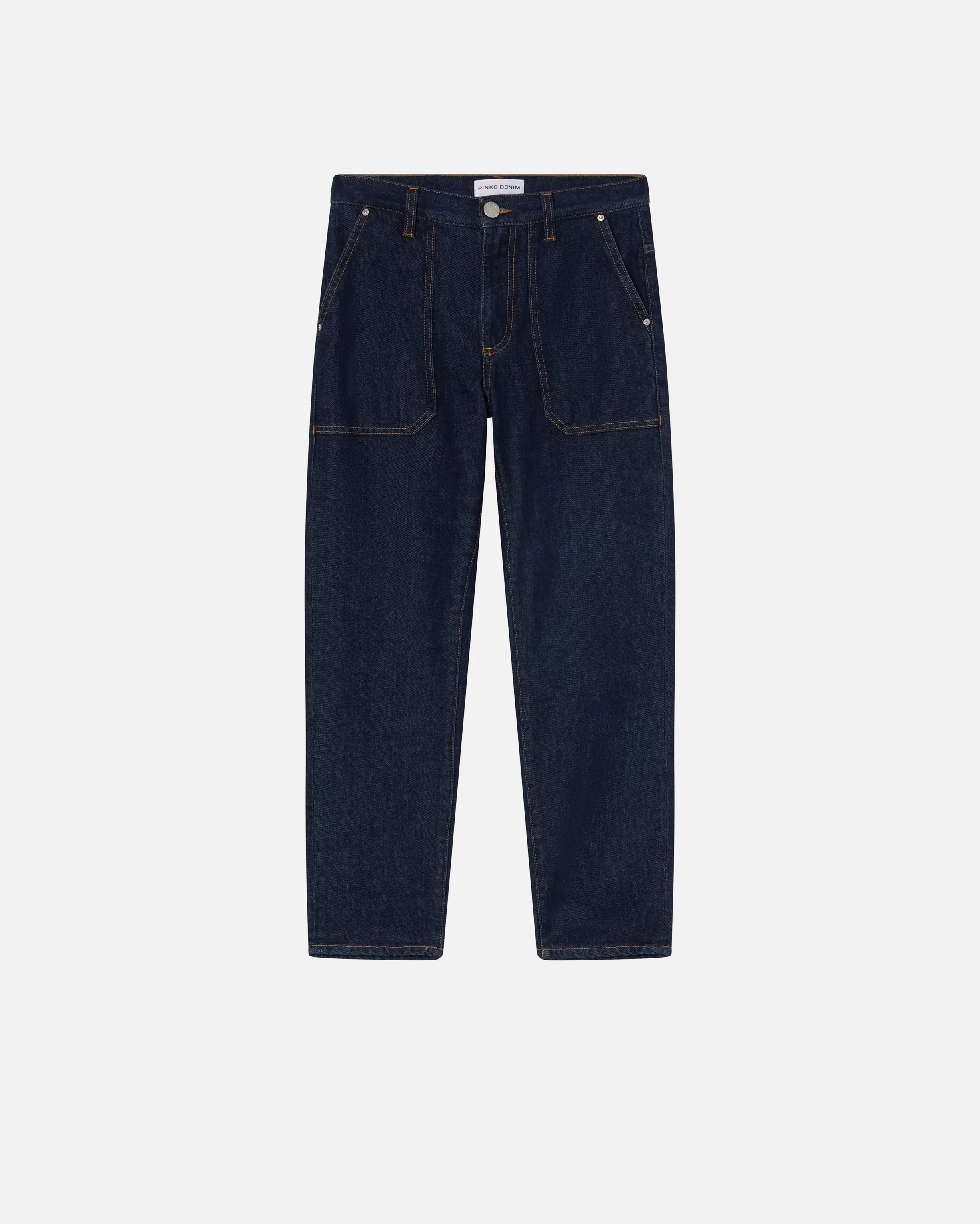Jean workwear à délavage foncé | Bleu