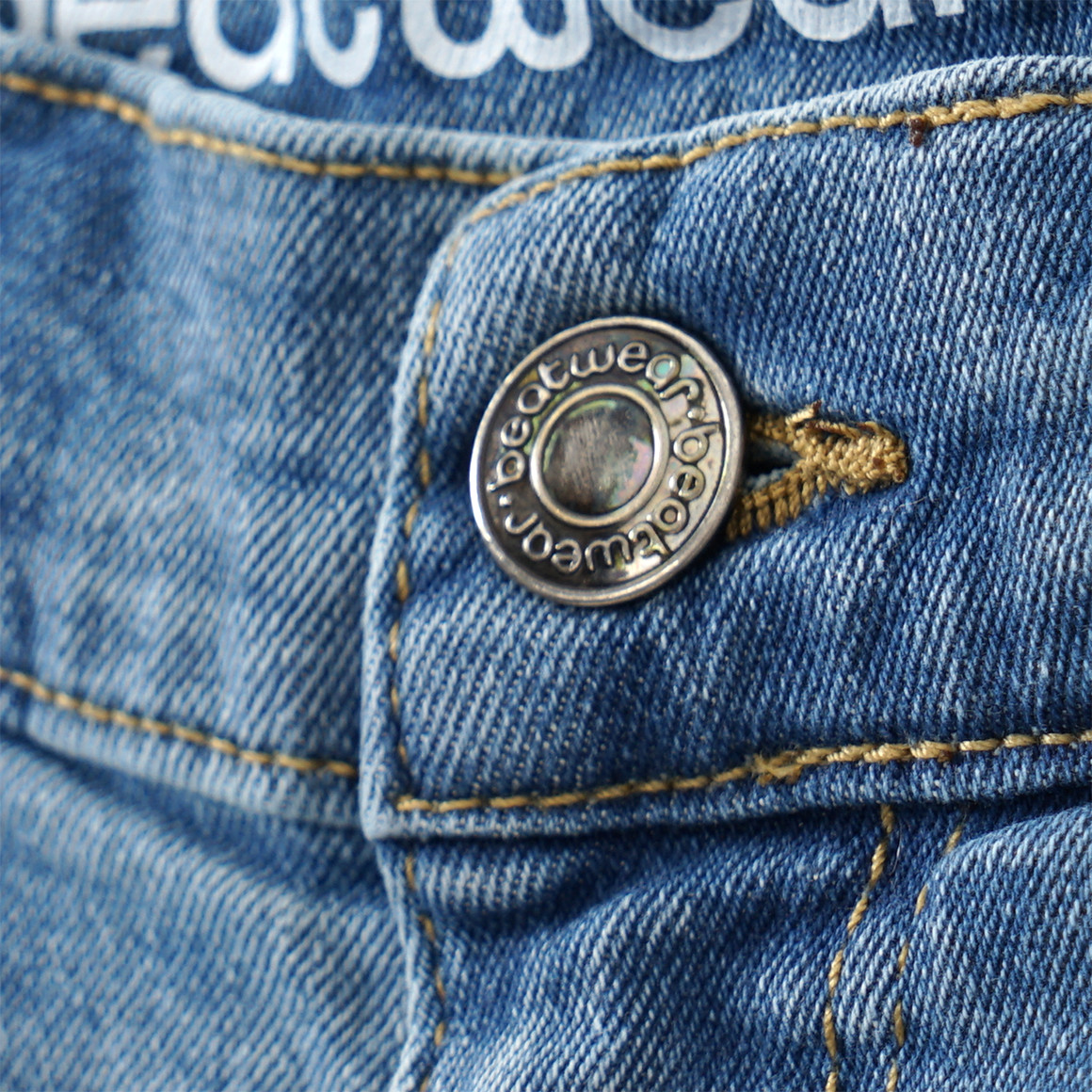Beatwear Jungen Jeansshorts mit verstellbarem Bund blau