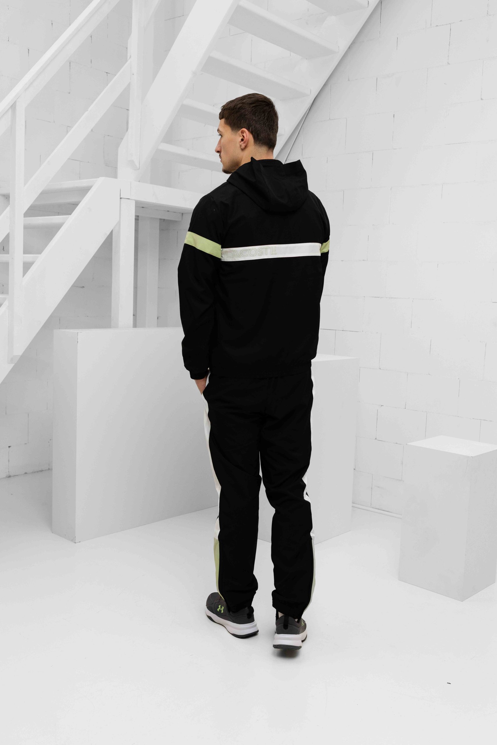 Lacoste Sport Trainingspak Heren Zwart