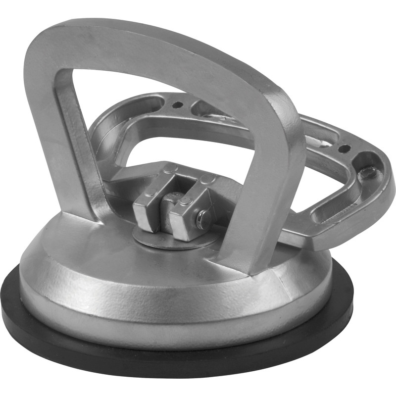 Aluminium glasdrager enkel