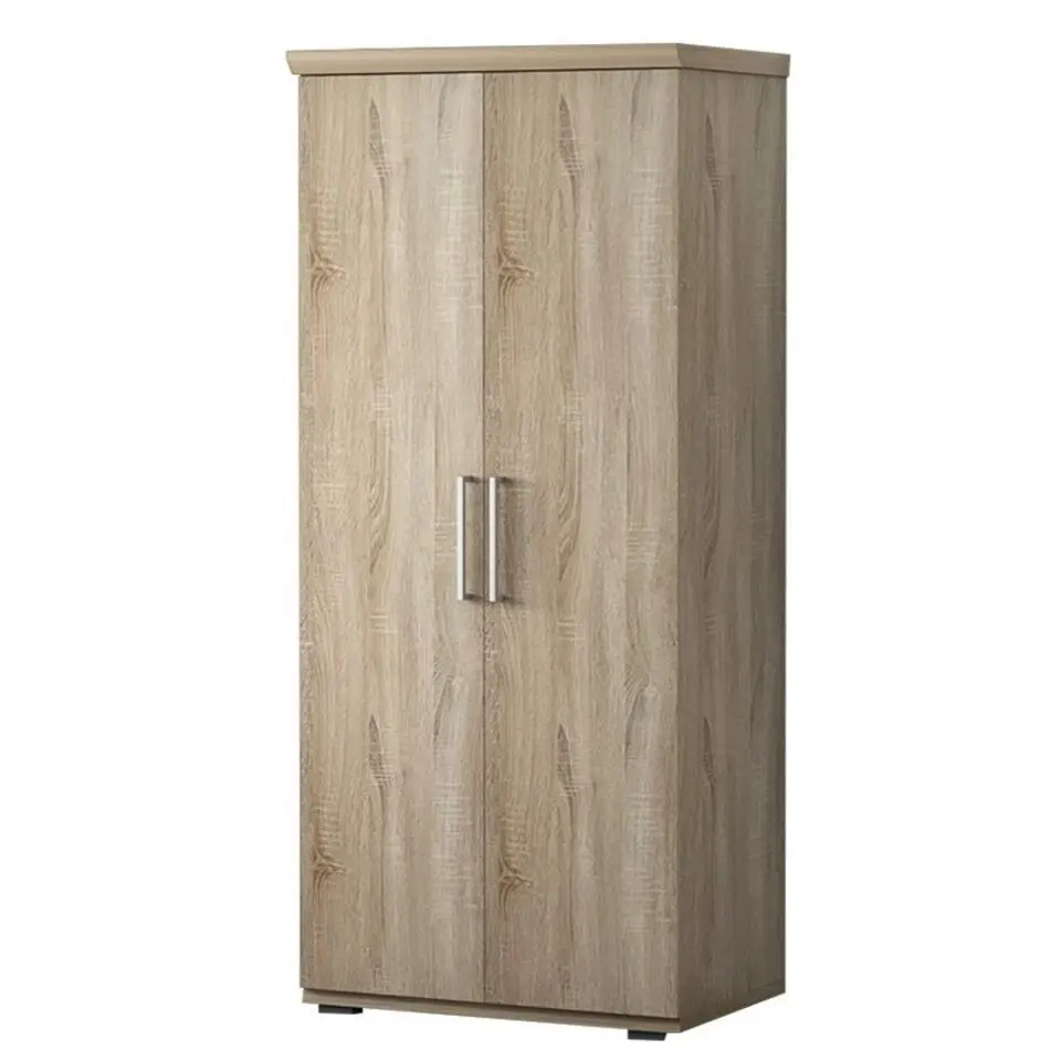 Interiax Kledingkast 'Mila' - Sonoma Eik - 2 Deurs - 183x80x52cm