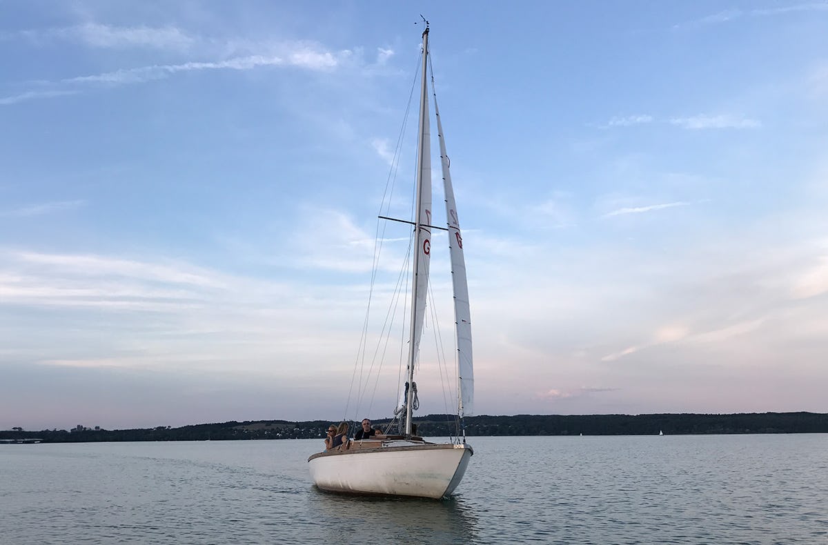 Sunset-Sailing am Ammersee - Romantik Pur