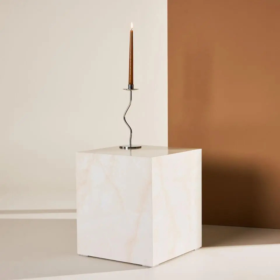 Salontafel Vierkant - Beige MDF - 40x40x45cm - York