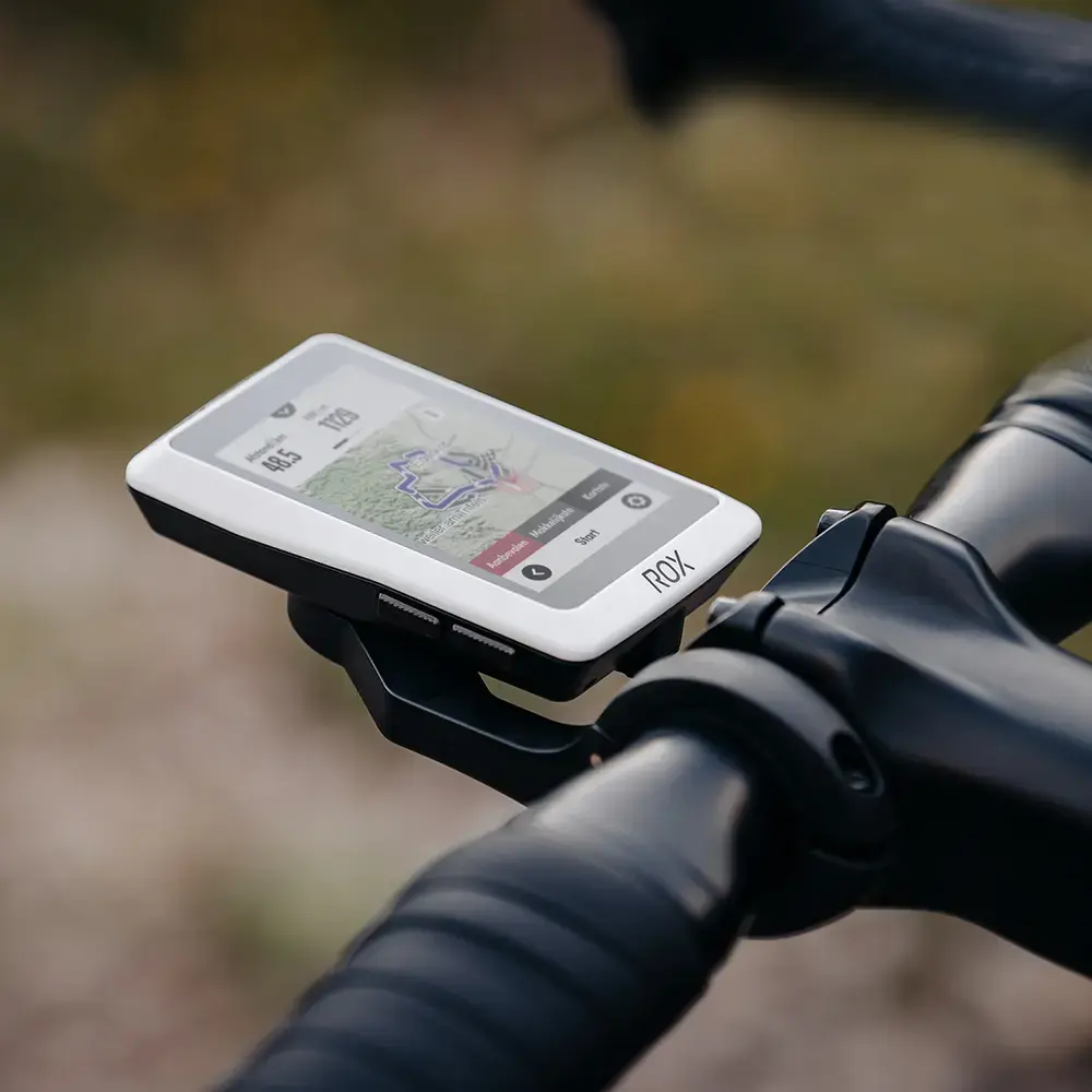 Sigma Sport ROX 12.1 EVO GPS Fietscomputer Bundel Wit