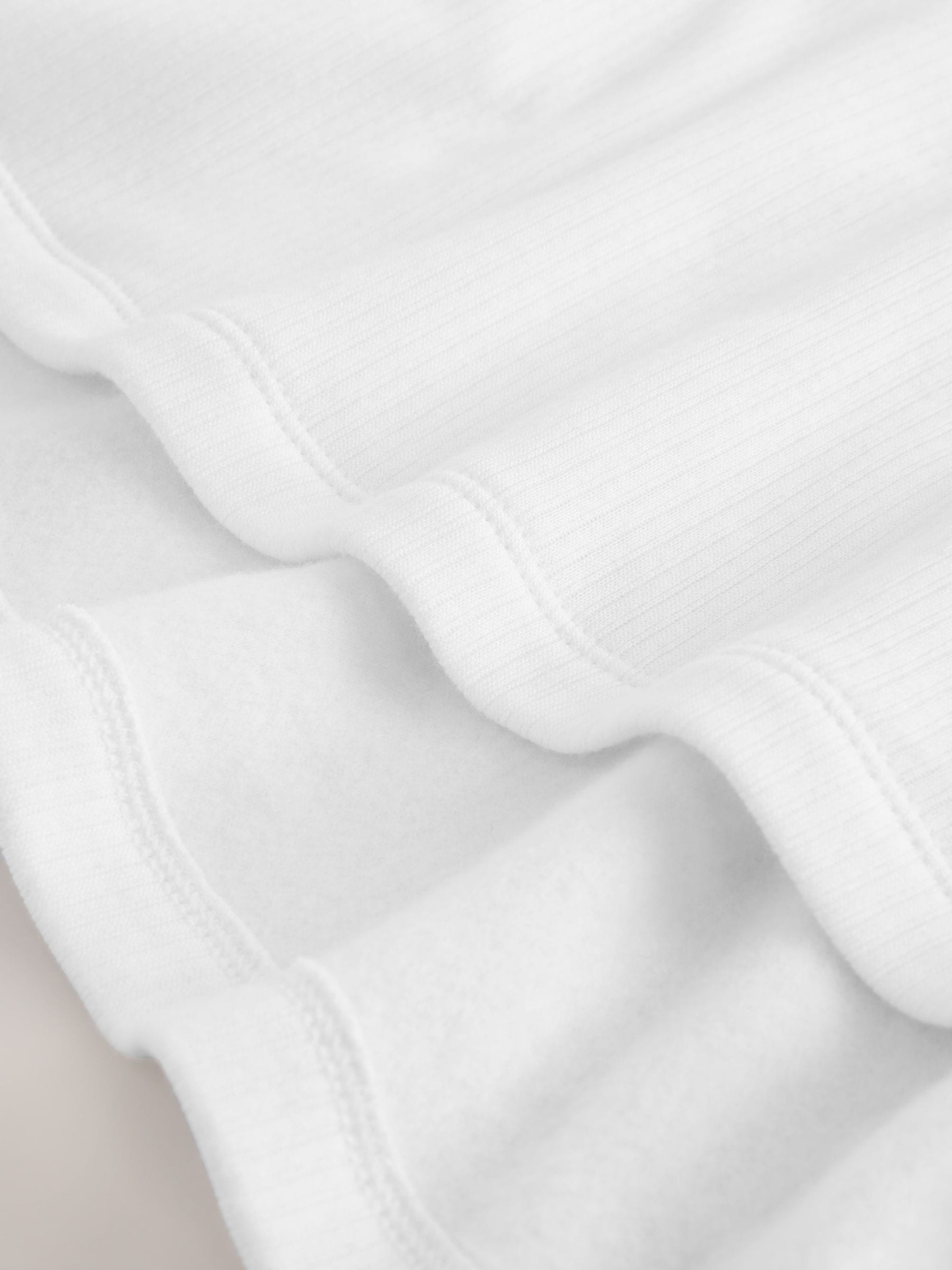 Wit - Verpakking van 2 - Thermogen Long Sleeve Top