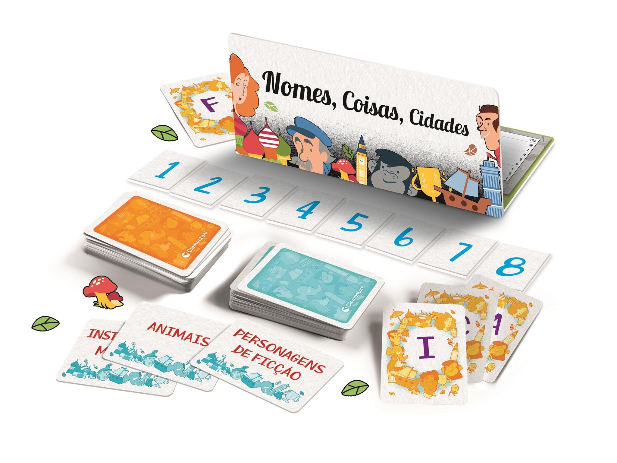 PARTY GAMES NOMES COISAS CIDADES CLEMENTONI