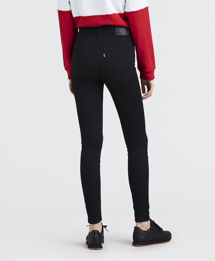 Levi's Mile High Super Skinny Jeans Sort