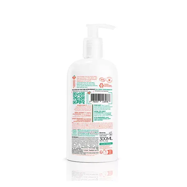 Máscara Suavizante para Cabelos Finos e Delicados Energie Fruit com Pêssego Branco e Água de Arroz Orgânica 300ml