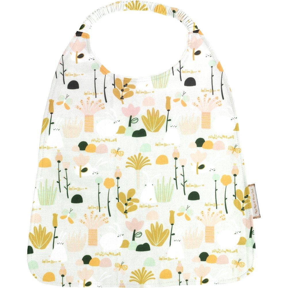 Serviette Enfant Élastique Lapin Vert D'eau