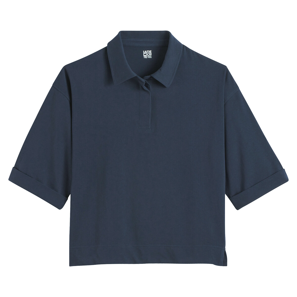 COLEÇÕES LA REDOUTE<br>Camiseta de manga curta com gola polo