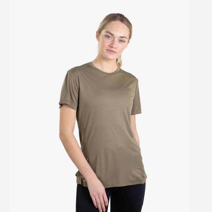 Lipati Dame T-shirts Strato AL Tee Regular Fit Grøn