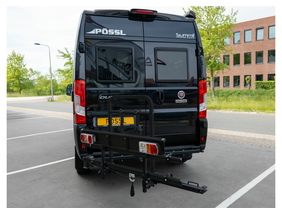 Enduro Sesamo buscamper fietsendrager met chassisbevestiging - black