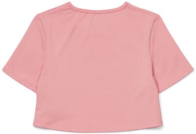 Hyperfied Crop Logo Top, Blush
