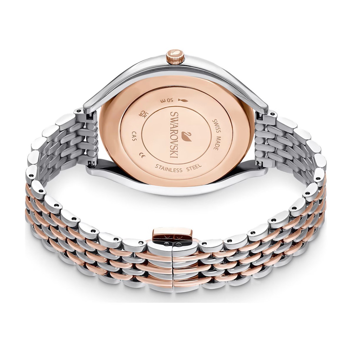 Montre femme Swarovski Crystalline Aura bicolore