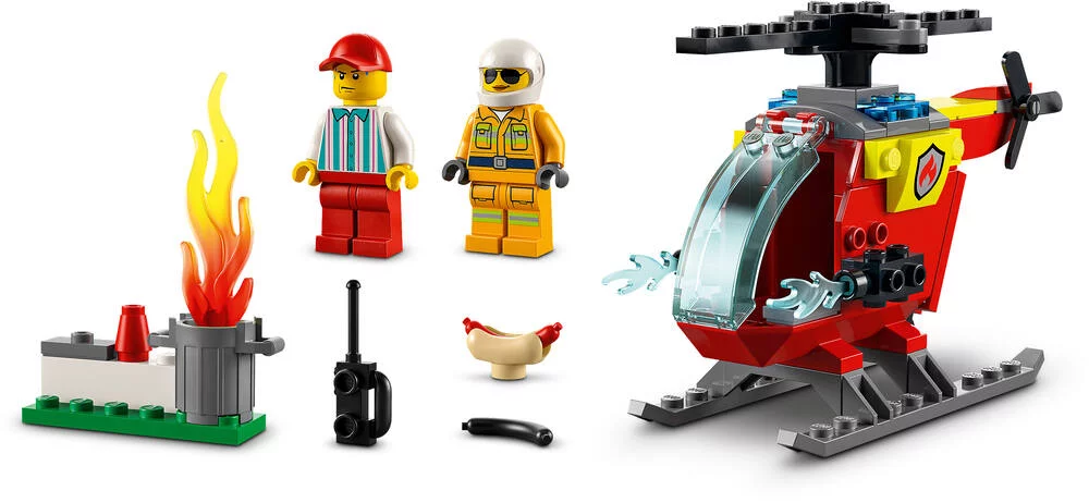 LEGO®CITY 60318 - L'HELICOPTERE DES POMPIERS