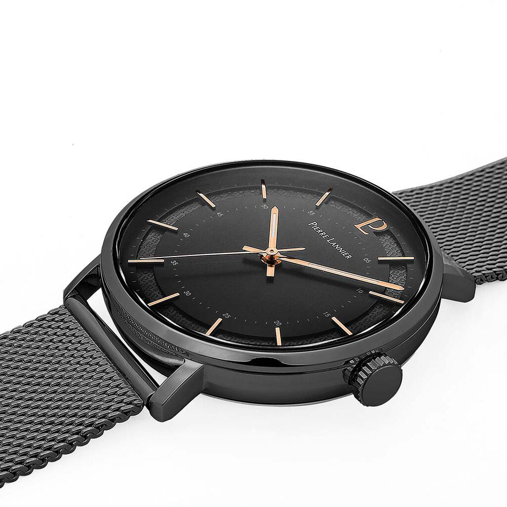 Montre Pierre Lannier Gaius Noir