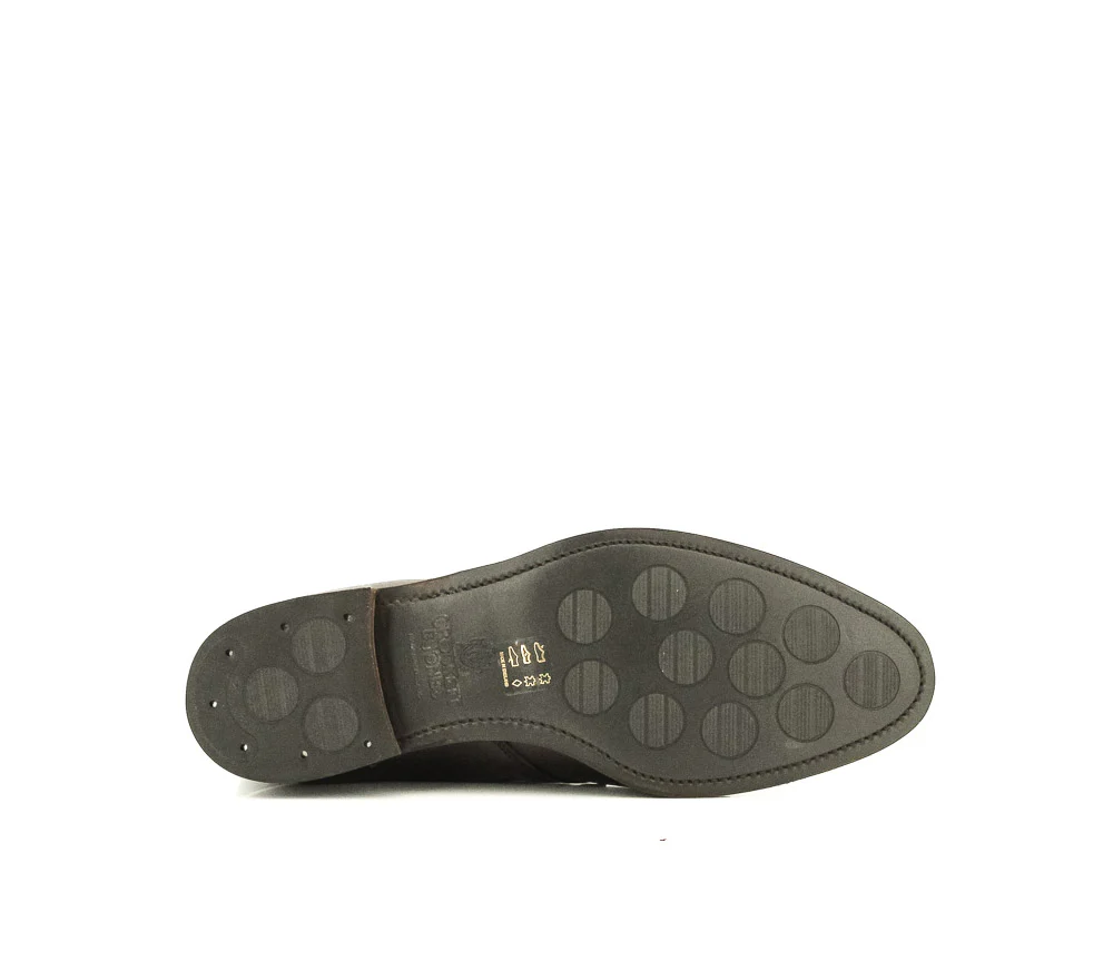 CROCKETT AND JONES - UPTON MILLED DARKBROWN