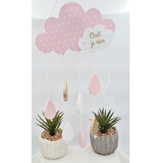 Suspension nuage   Rose        de               Atmosphera