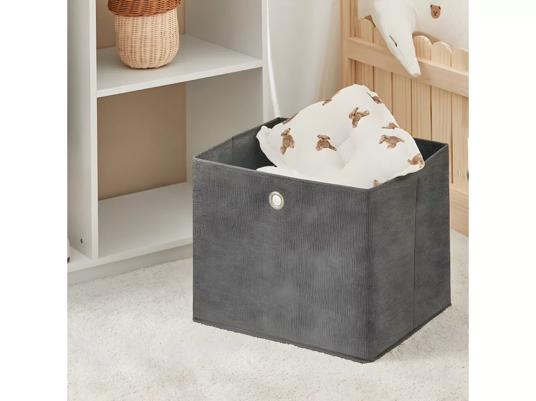 Portant Vêtements Chambre Enfant, Porte-vêtement, 3 Étagères, 1 Panier Et 3 Crochets, Kmb40-w
